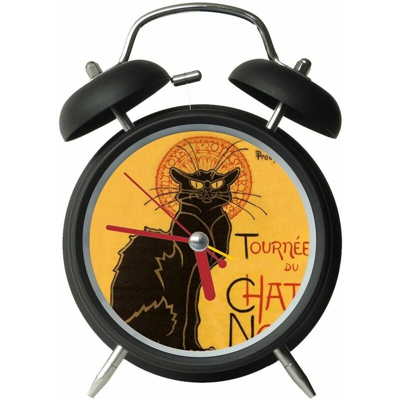 Réveil traditionnel Le chat Noir