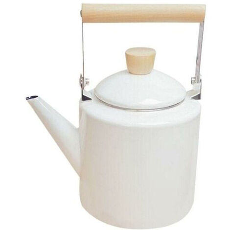 Rwoythk – Bouilloire émaillée 2 litres – Compatible cuisinières halogènes, induction, gaz – Design japonais élégant – Idéale pour thé et café