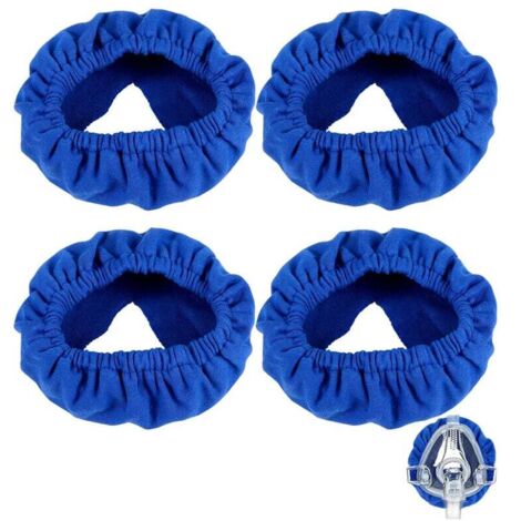 Rwoythk – Lot de 4 housses de masque pour masques complets – Doux coussin en nylon et spandex – Réduit les marques rouges sur le visage – Lavables et respirantes