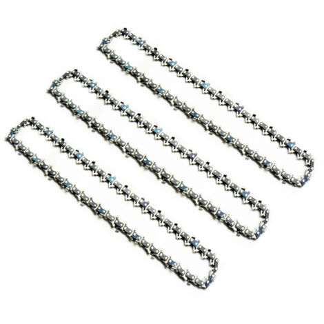 Rwoythk – Pack de 3 chaînes de tronçonneuse 20 pouces – Acier haute qualité – 38 lames – Lubrification tridimensionnelle pour coupe optimale
