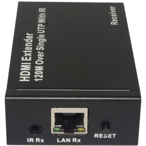 RX Extender HDMI over TCP/IP, abbinato a PET120R, 120MT