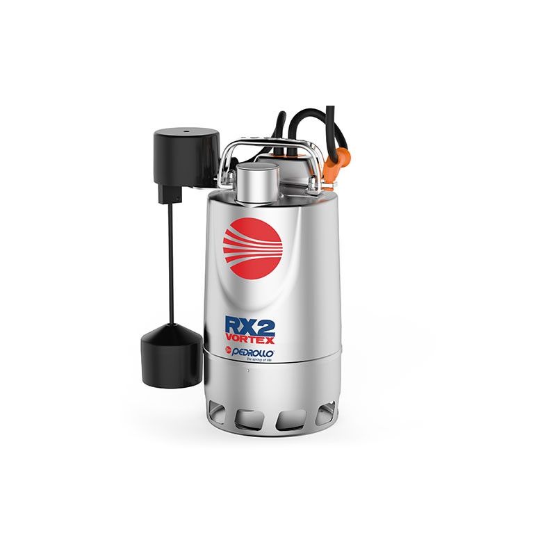 

Pedrollo - RXm 3/20 - GM (5m) - Bomba eléctrica para agua sucia VÓRTICE de una sola fase