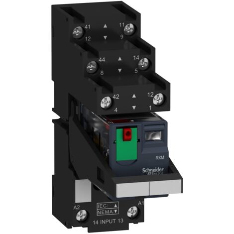 Rxm2ab2p7pvs Schneider - Relais Et Embase - 2of - 12a - Del Intégrée - 230v - Harmony Relay Rxm