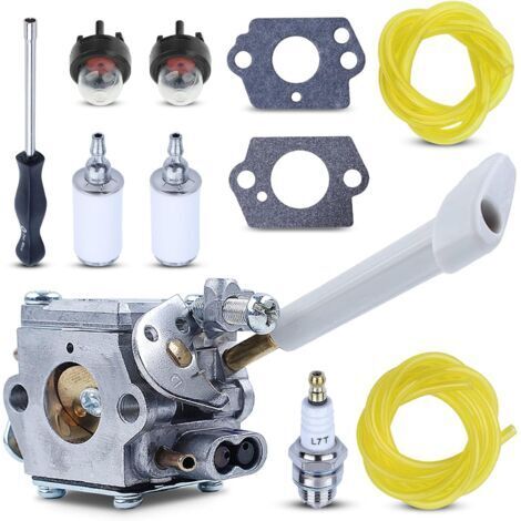 RY08420A Carburateur souffleur de feuilles de sac à dos et Carb Ajustement des outils pour Ryobi BP42 RY08420 avec ligne de filtre à carburant Pièces de rechange pour 308054079 530069247