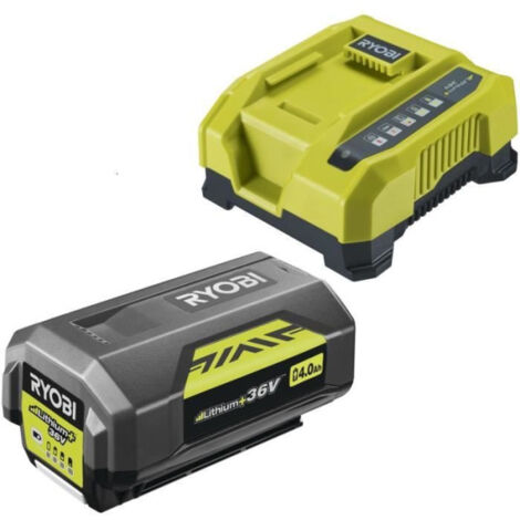 RYOBI - 1 batterie lithium+ 36V MAXPOWER 4,0 Ah et 1 chargeur rapide 6,0 A - RY36BC60A-140