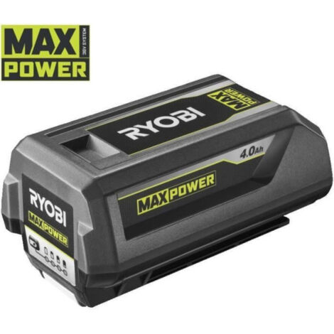 RYOBI - 1 batterie lithium+ 36V MAXPOWER 4,0 Ah - gestion individuelle de charge/décharge des cellules et énergie régulée -