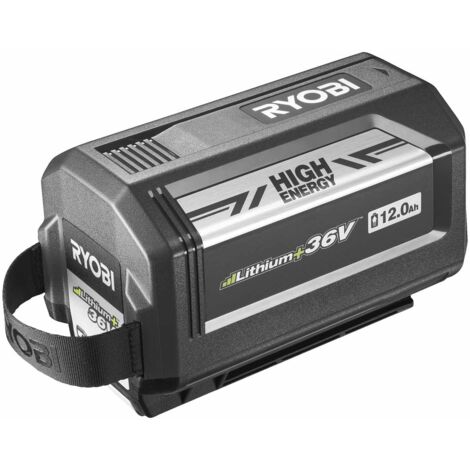 RYOBI - 1 Lithiumbatterie + 36V MAXPOWER 12,0 Ah High Energy - individuelle Lade-/Entladeverwaltung der Zellen - RY36B12A