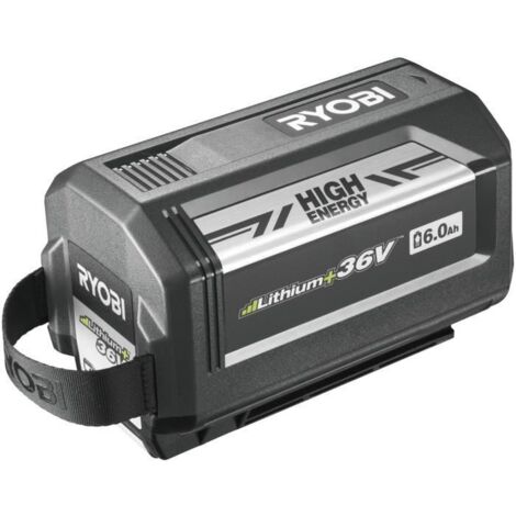 RYOBI - 1 Lithiumbatterie + 36V MAXPOWER 6,0 Ah High Energy - individuelle Lade-/Entladeverwaltung der Zellen - RY36B60B