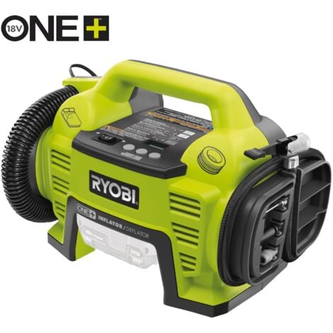 Ryobi 18 V ONE+ Akku-Kompressor R18I-0, max. Druck 10,3 bar ohne Akku und Ladegerät