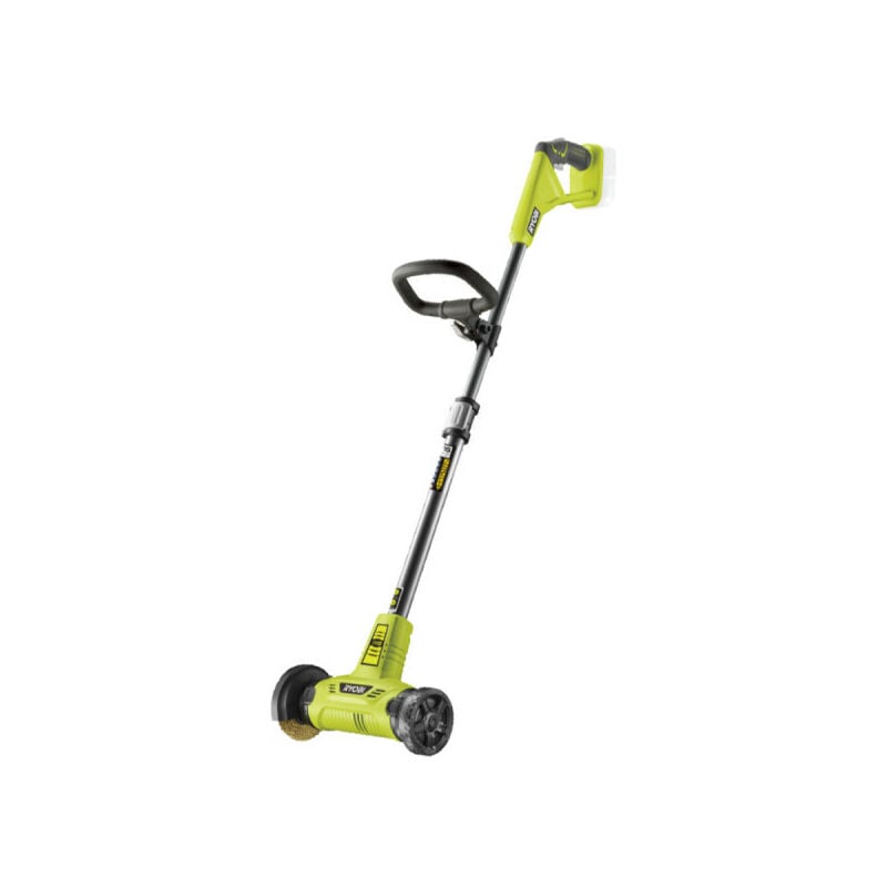 Ryobi - Nettoyeur de sol 18V One+ - Avec brosse métallique pour joints - Sans batterie ni chargeur RY18PCA-0