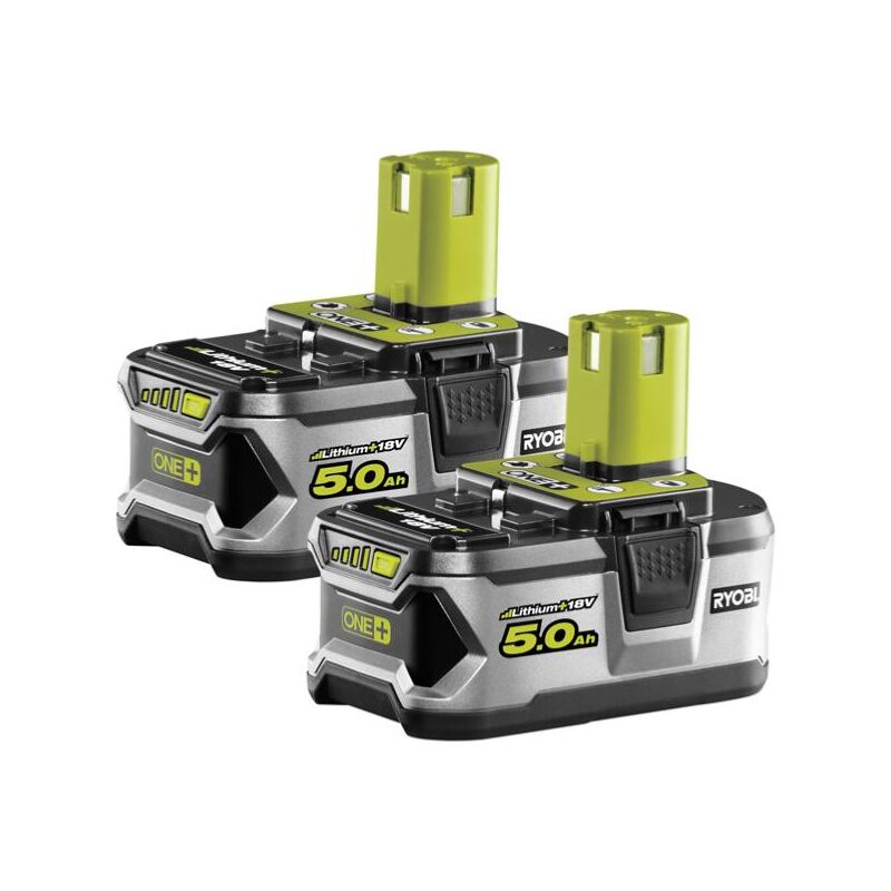 RYOBI 5.0Ah Battery Twin Pack 2 x RB18L50