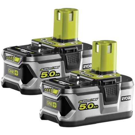 RYOBI 5.0Ah Battery Twin Pack 2 x RB18L50