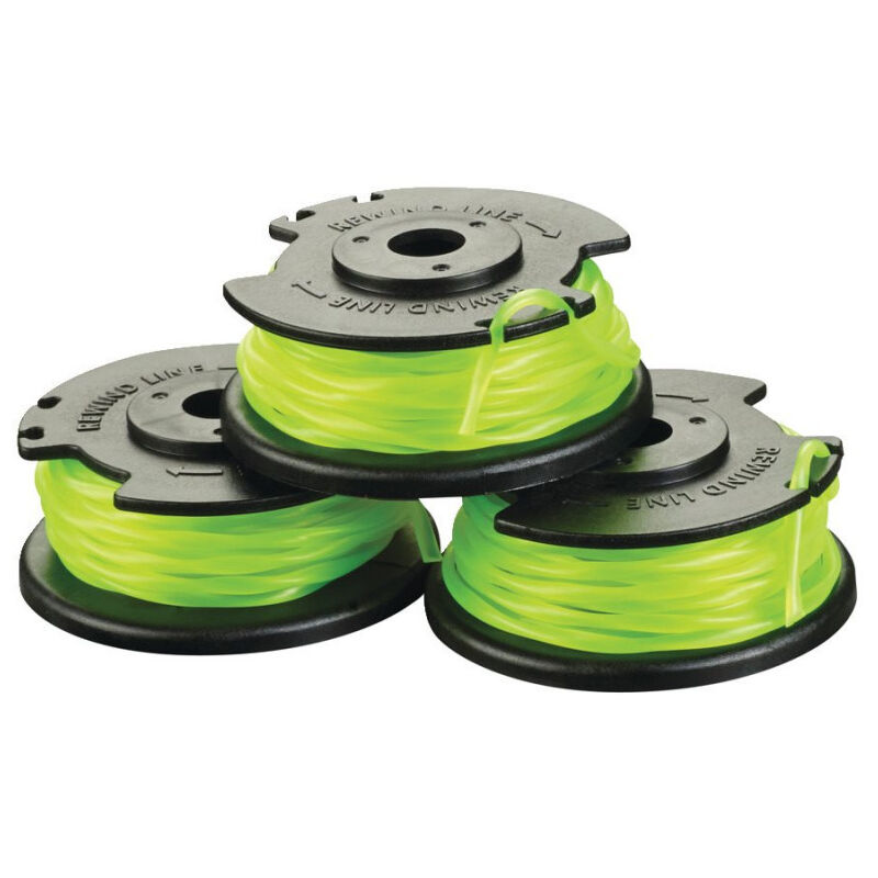 

Conjunto de 3 bobinas de alambre simple retorcido Ø 2 mm para cortadoras de césped a batería - RAC143 - Ryobi