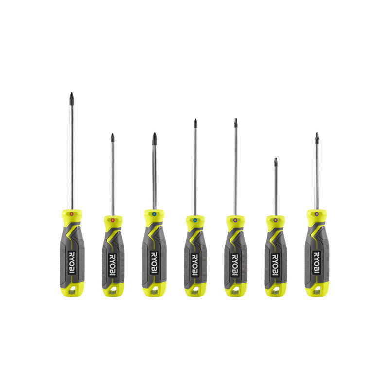7pc Screwdriver Set RHSDS7PC - Ryobi