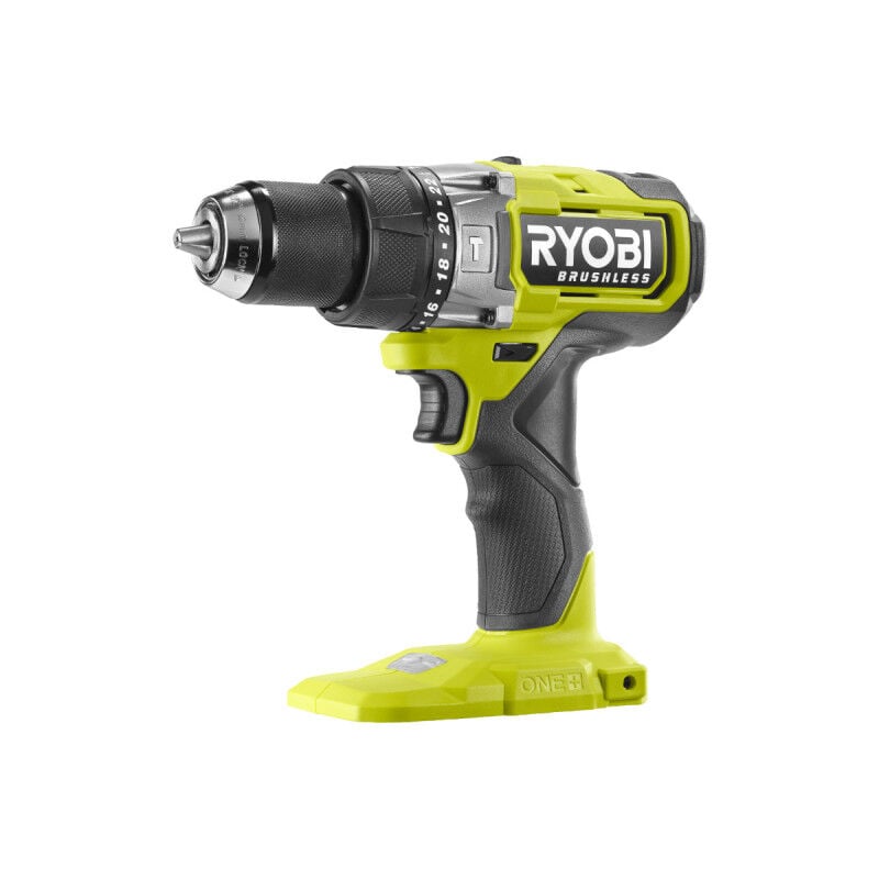 Perceuse-visseuse à percussion Brushless 18V Ryobi 95 Nm - Sans batterie ni chargeur - RPD18BL2-0
