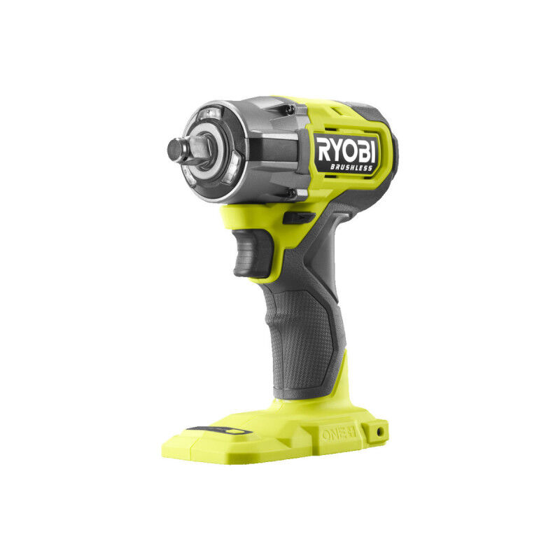 Ryobi - Boulonneuse à chocs Brushless 18V 450 Nm - carré 1/2 - Sans batterie ni chargeur - RIW18CBL-0