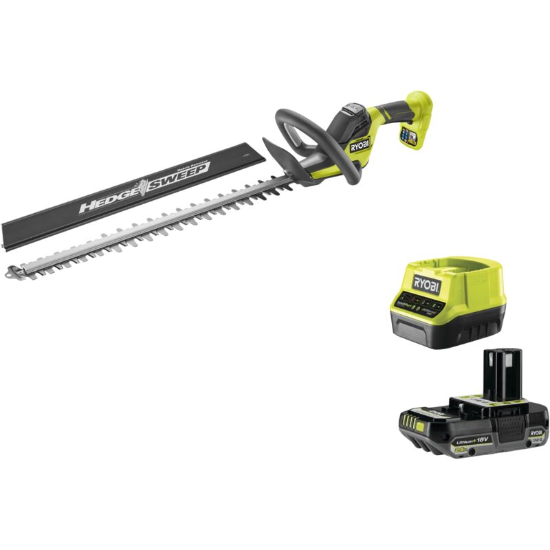 Ryobi Ry18ht55a-0 Heckenschere 18 V One+ Akku 55 Cm 24 Mm 1350 U/min Kit 2, 0 Ah