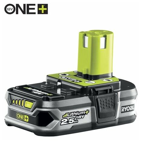 RYOBI Batterie 18V Lithium-ion One+ 2,5 Ah RB18L25G