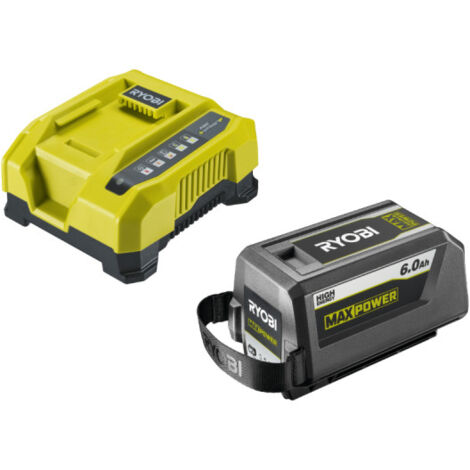 RYOBI Batterie - RY36BK60B-160 - 36V Max Power - 6.0Ah - 1 Chargeur rapide
