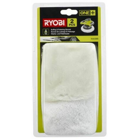 RYOBI Bonnet polissage et lustrage pour polisseuse R18B-0 One+ RAK2BB