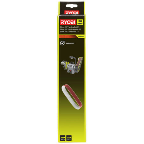 Ryobi BSS50A5 5 Nastri Abrasivi 50x686mm Grana 80 Levigatrice RBGL650G