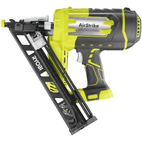 RYOBI Cloueur de finition incliné à air comprimé 18V One+ - 15 G - sans batterie ni chargeur - R15GN18-0