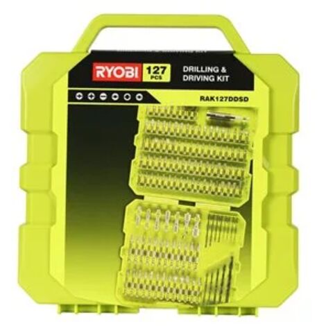RYOBI Coffret 127 accessoires de vissage perçage RAK127DDSD