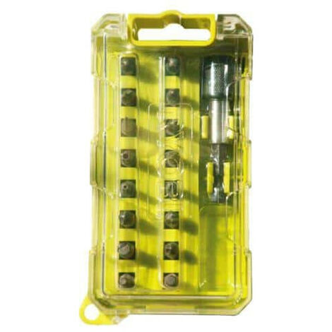 RYOBI Coffret 17 accessoires de vissage couleur RAK17SDC