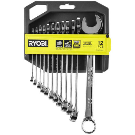 Ryobi Combination Wrench Set (12pc) RHWR12PC