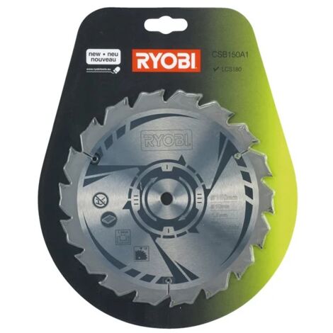 Ryobi CSB150A1 Kreissägeblatt Ø 150 mm 10 mm 1,5 mm 18T Holz R18CPS RWSL1801