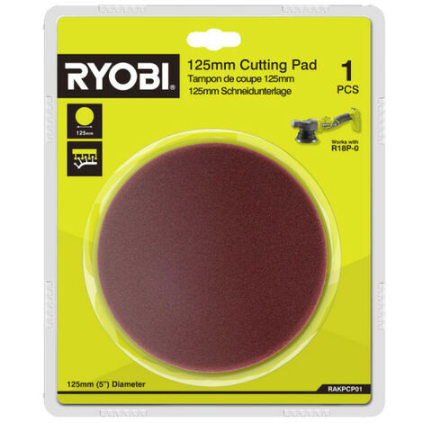 RYOBI Disque de polissage pour polisseuse R18P-0 - 125 mm - RAKPCP01