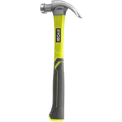 Ryobi Fibreglass Curved Claw Hammer (450g) RHHCC450