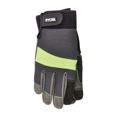 RYOBI Gants de jardinage renforcés et tactiles L RAC811L