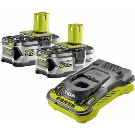Ryobi Kit Cargador Ultra Rápido y Baterías 18V