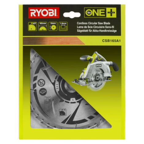 RYOBI Lame ultra fine pour scie circulaire R18CS-0 One+ CSB165A1