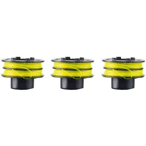 RYOBI Lot de 3 bobines double fil diamètre 1.2mm RAC119