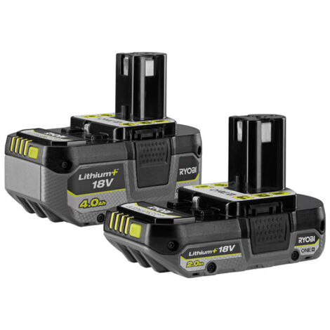 Ryobi ONE+ 4.0Ah & 2.0Ah Lithium+ Battery Dual Pack 18V RB18242X