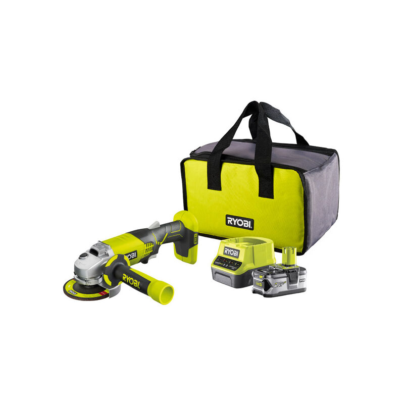 18V ONE+ Cordless Angle Grinder Starter Kit (1 x 4.0Ah)