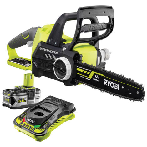 Ryobi ONE+ Brushless 30cm Chainsaw 18V RCS1830-150 5.0Ah Kit