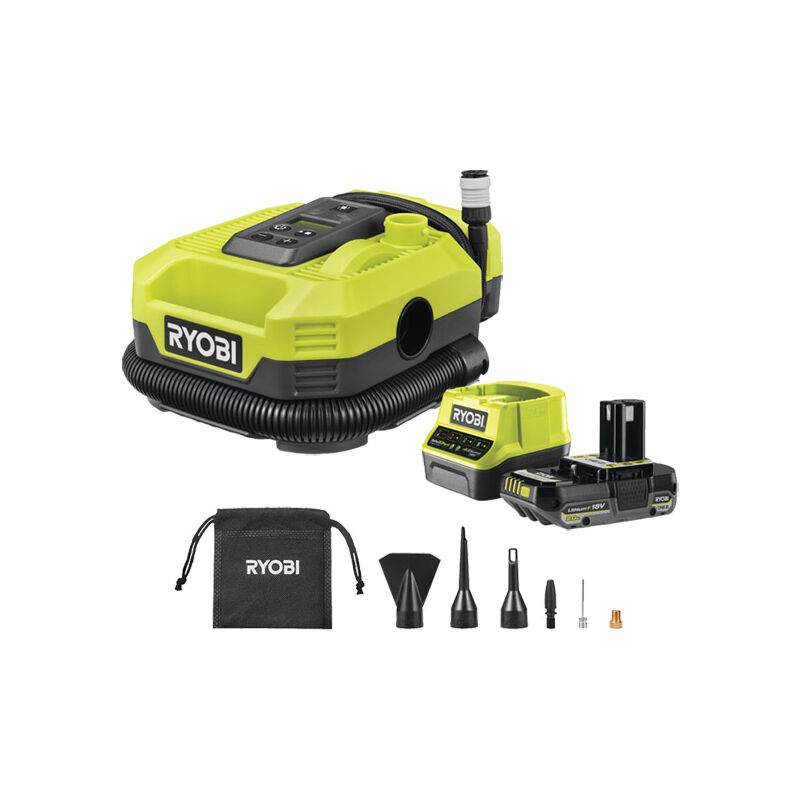 Ryobi - one+ Multi Inflator Starter Kit (1 x 2.0Ah Battery) 18V RMI18-1C20GL