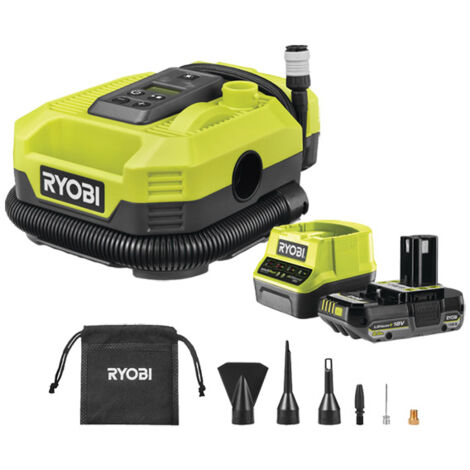 Ryobi ONE+ Multi Inflator Starter Kit (1 x 2.0Ah Battery) 18V RMI18-1C20GL
