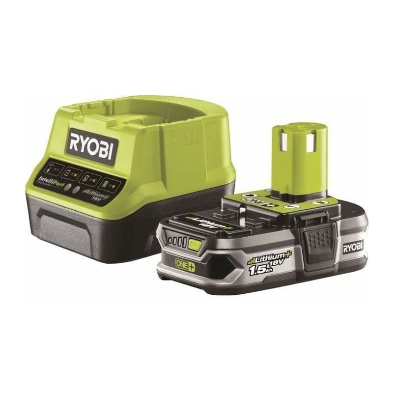 Ryobi - Pack batterie 18V OnePlus 1.5Ah LithiumPlus et chargeur rapide 2.0Ah RC18120-115
