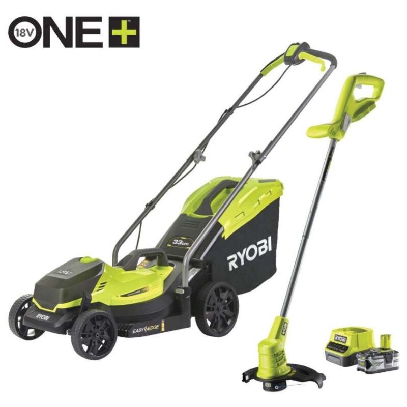Ryobi - Combo Garden RLM1833 + BLT1825M 18V 4.0Ah