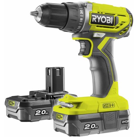 Ryobi Perceuse Visseuse A Percussion 2 Vitesses 18v 2x2ah R18dd2 220s 5133003821