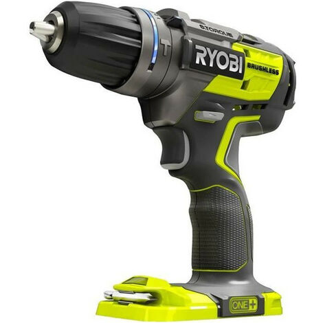 Perceuse-visseuse a percussion brushless RYOBI 18V OnePlus - sans batterie ni chargeur R18PDBL-0