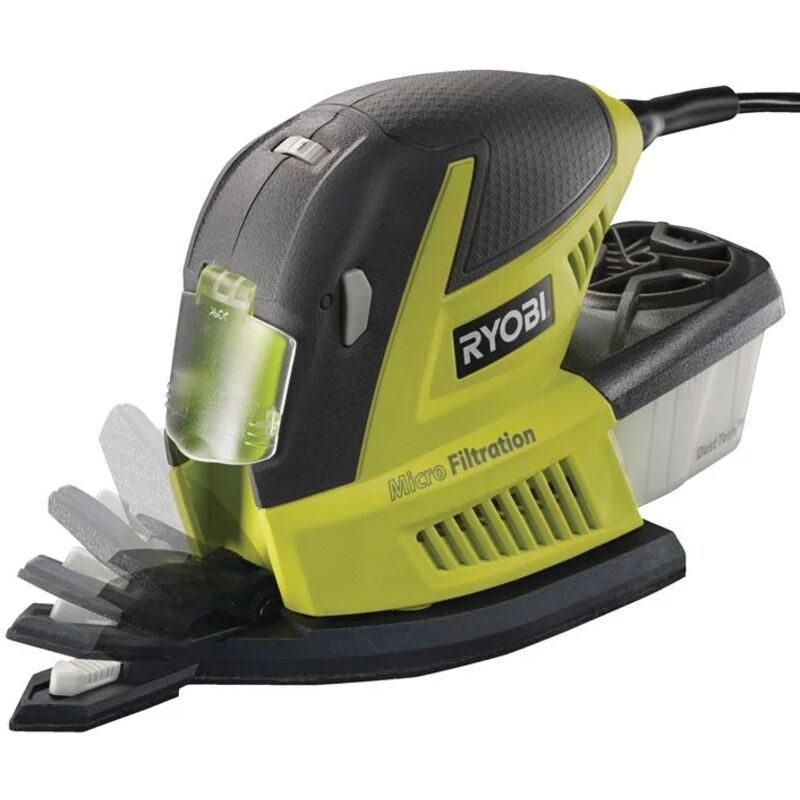Ponceuse Multifonction RYOBI RMS180-S – 180W, 3 Modes de Ponçage, Sac Inclus - vue 2