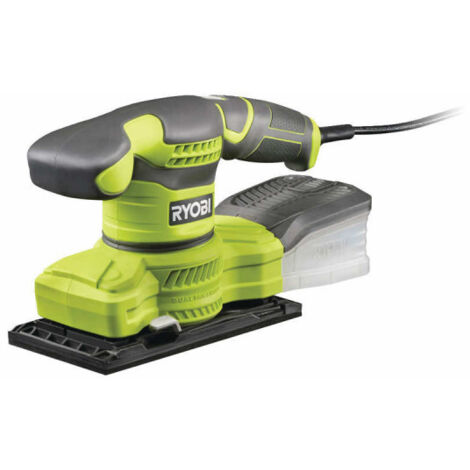 Ryobi – Ponceuse vibrante 200W pour ponçage bois – Vitesse 24000 osc/min – Système d'aspiration – RSS200G