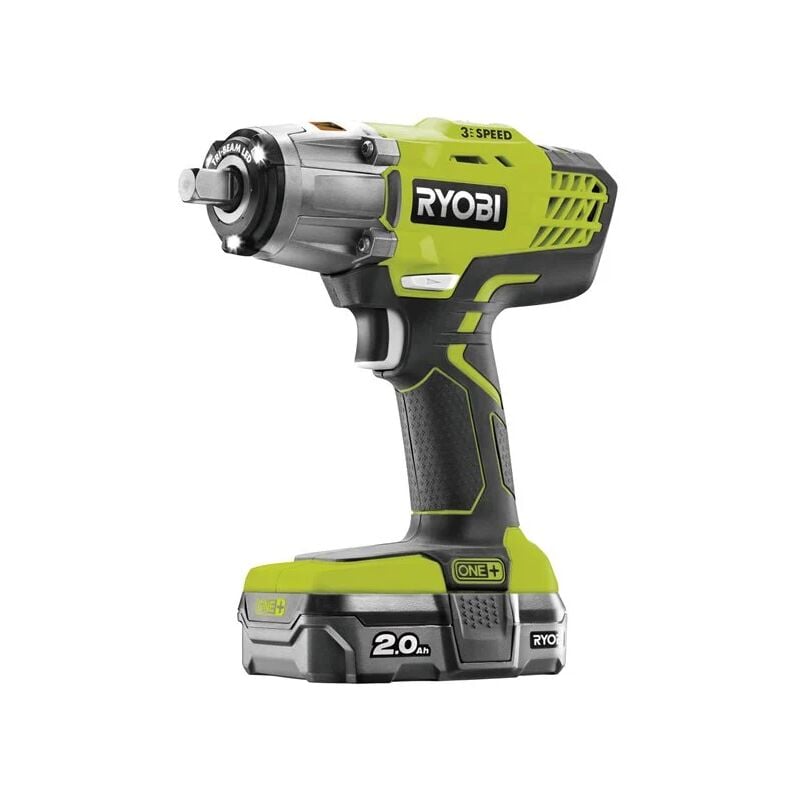 Image of Ryobi R18IW3-0 Schlagschrauber Akku 18V ONE+ 1/2" Quadro 400Nm Kit 4,0 Ah