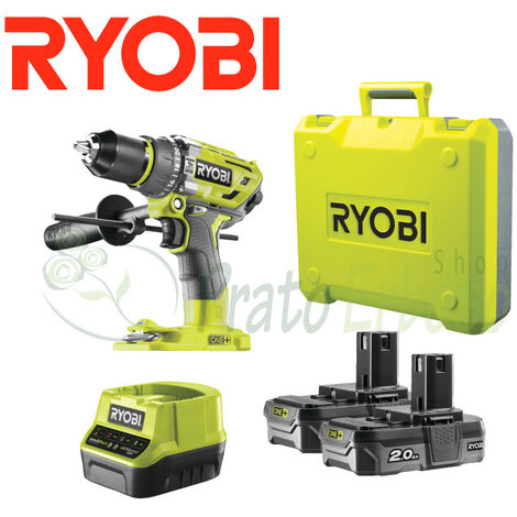 Ryobi R18PD7-220B - Taladro percutor inalámbrico 18V