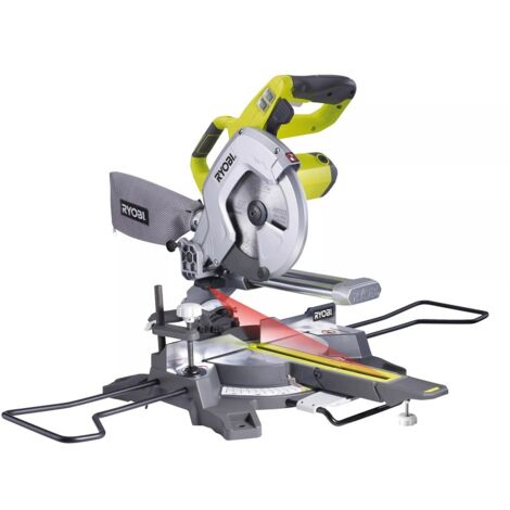 RYOBI - Radialgehrungssäge 1.500 W - Sägeblatt 216 mm 48 Zähne - Schnittkapazität 70 x 270 mm bei 90° - Laser und LED - 15 kg - EMS216L